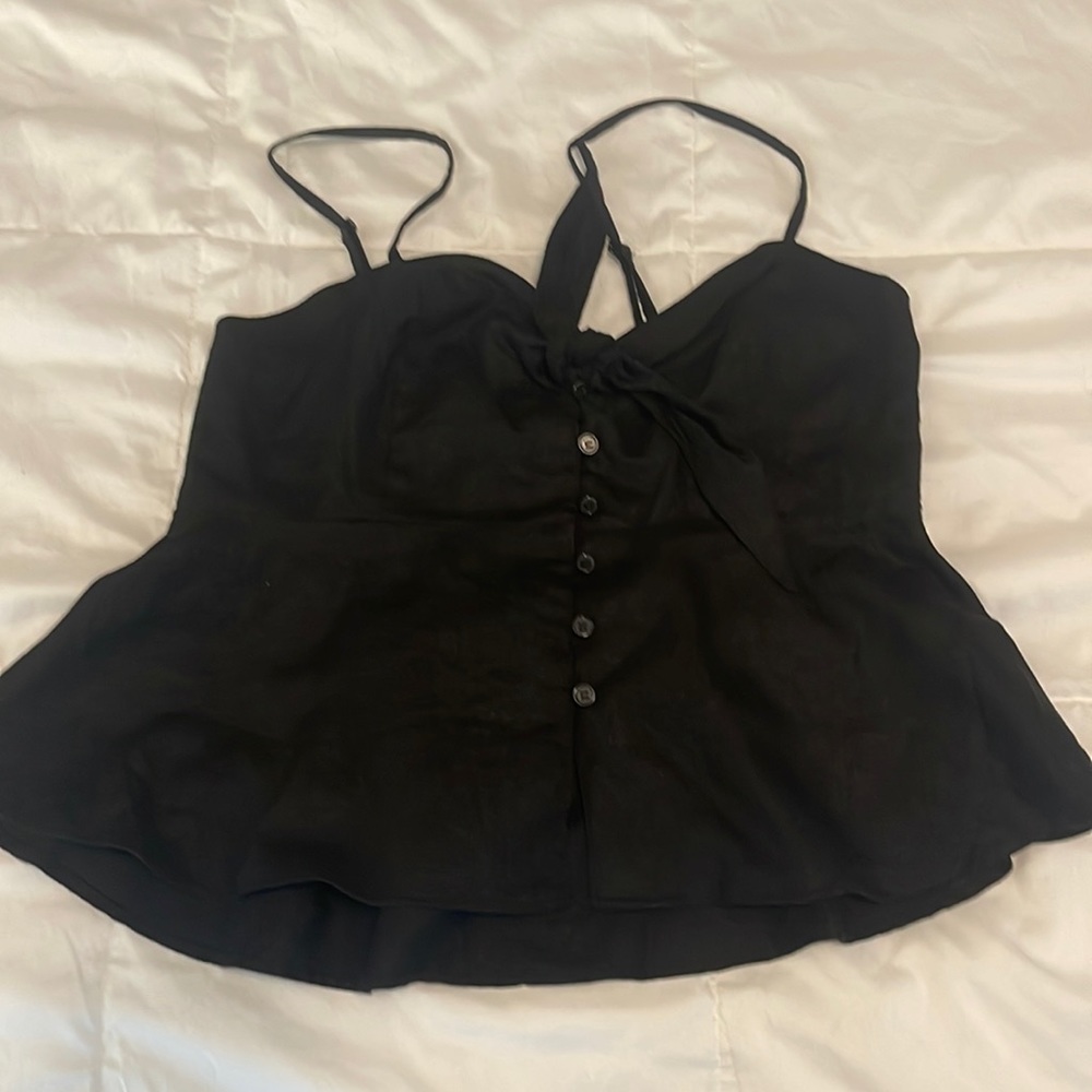 BOGO! Sofia Jeans Black tank peplum top
